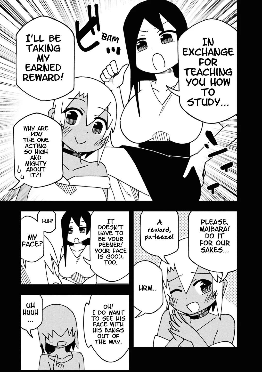 Maibara-kun wa Tsuyotsuyo Gal Kara Hanarerarenai Chapter 8 page 7