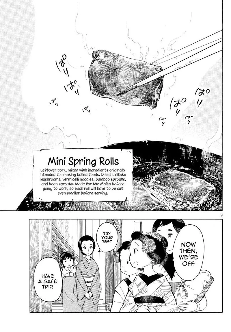 Maiko-san Chi no Makanai-san Chapter 110 page 9