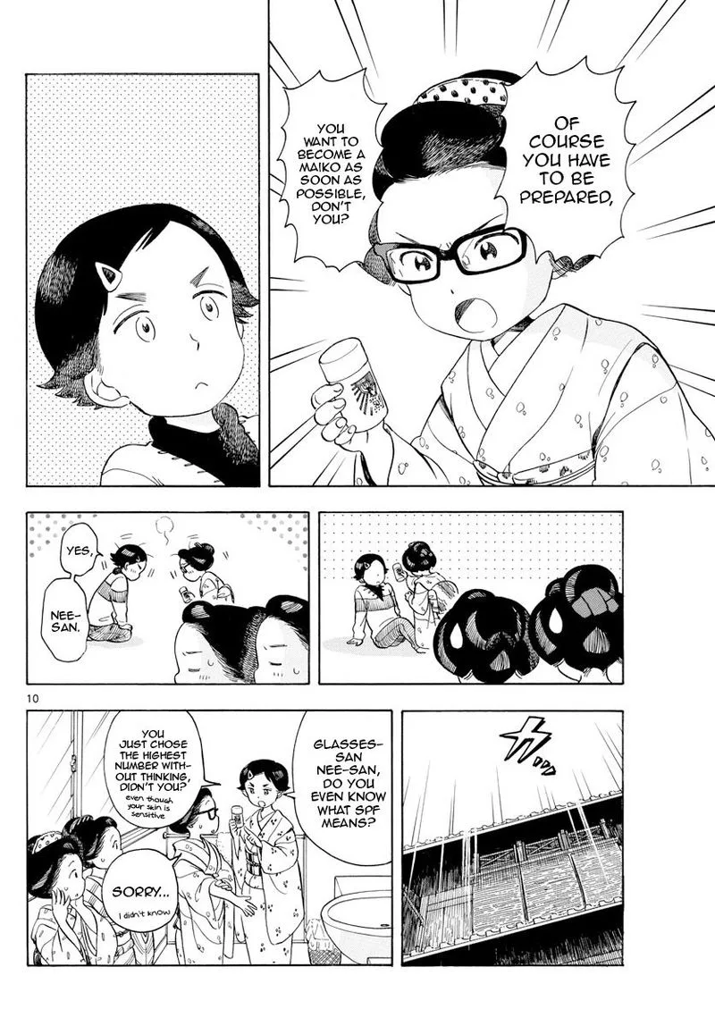 Maiko-san Chi no Makanai-san Chapter 112 page 10