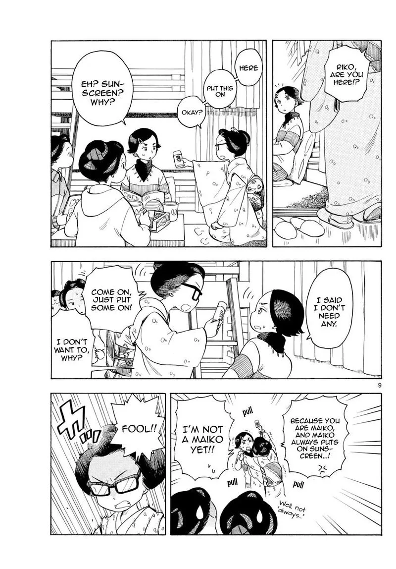 Maiko-san Chi no Makanai-san Chapter 112 page 9