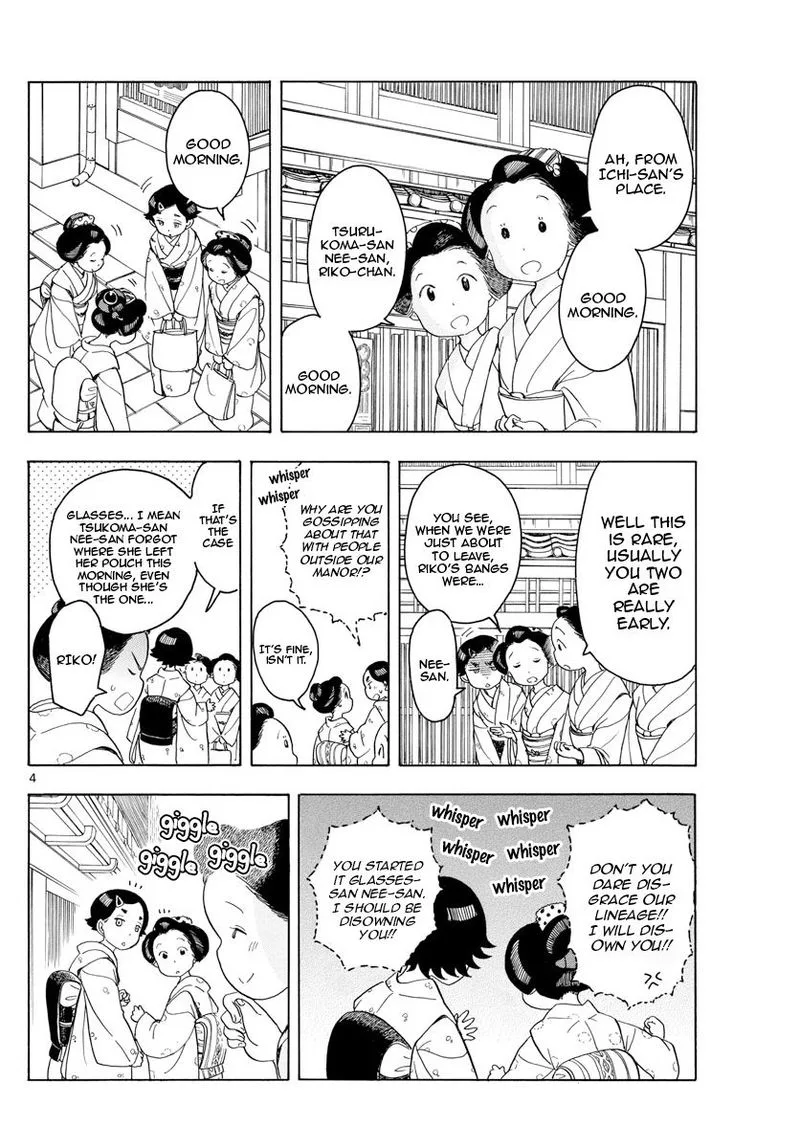 Maiko-san Chi no Makanai-san Chapter 121 page 4