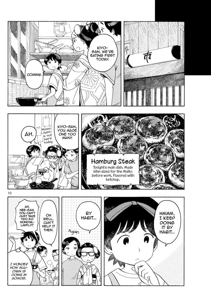 Maiko-san Chi no Makanai-san Chapter 132 page 10