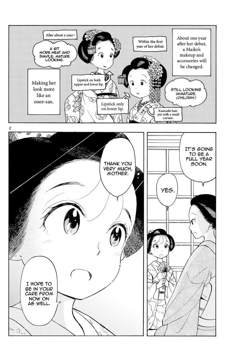 Maiko-san Chi no Makanai-san Chapter 154 page 2