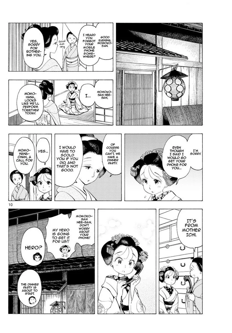 Maiko-san Chi no Makanai-san Chapter 179 page 10