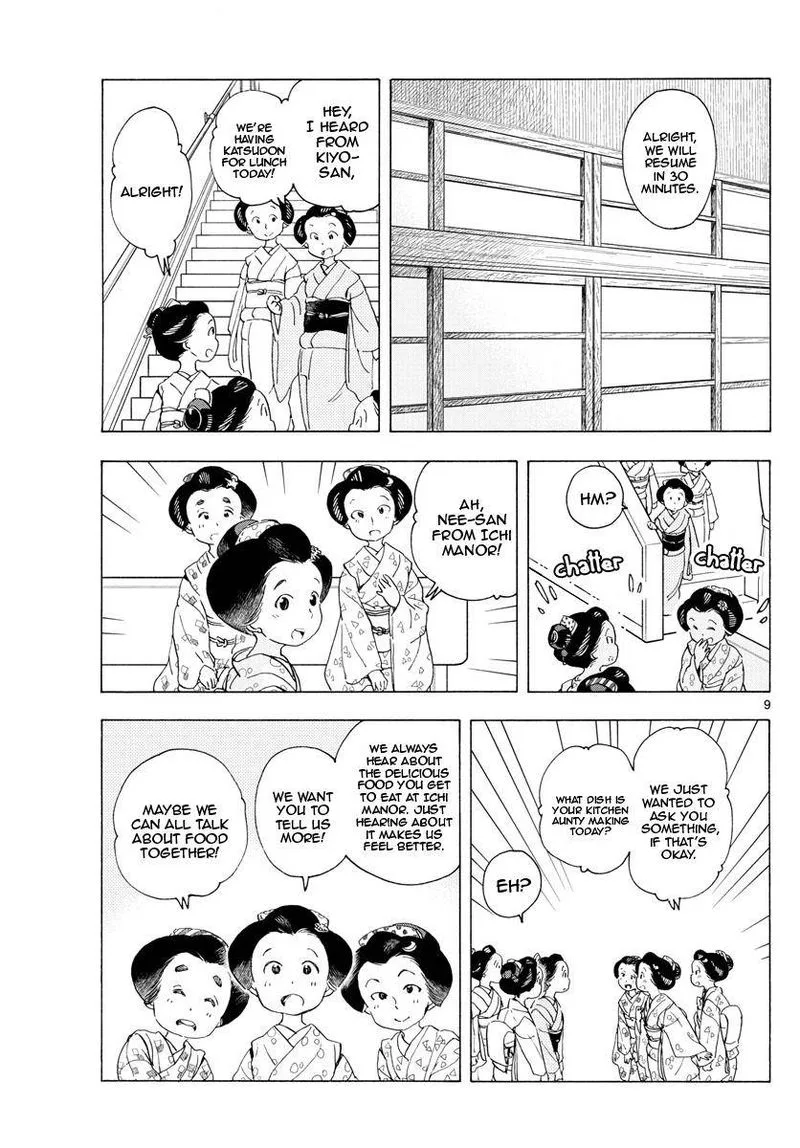 Maiko-san Chi no Makanai-san Chapter 192 page 9