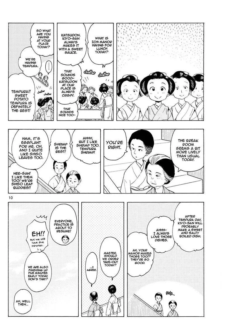 Maiko-san Chi no Makanai-san Chapter 192 page 10