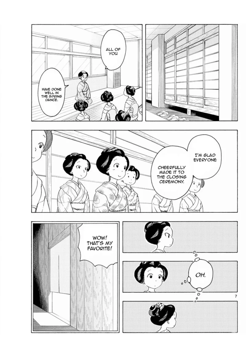 Maiko-san Chi no Makanai-san Chapter 206 page 7