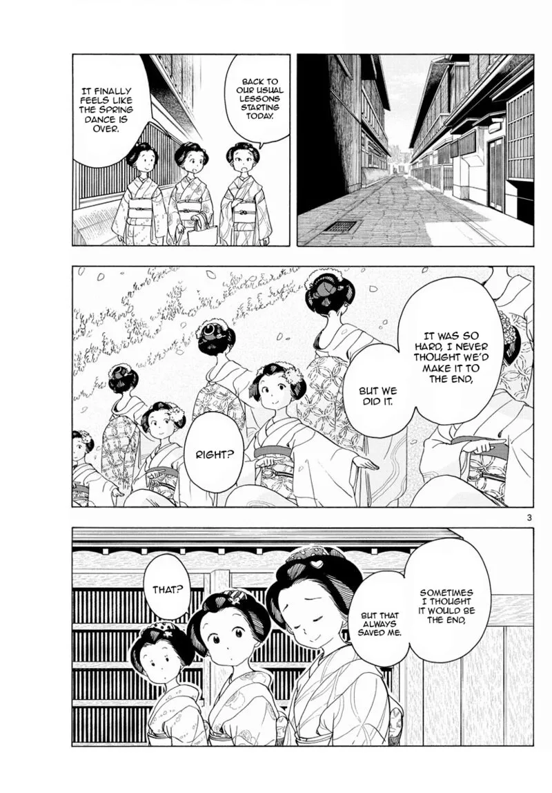 Maiko-san Chi no Makanai-san Chapter 206 page 3