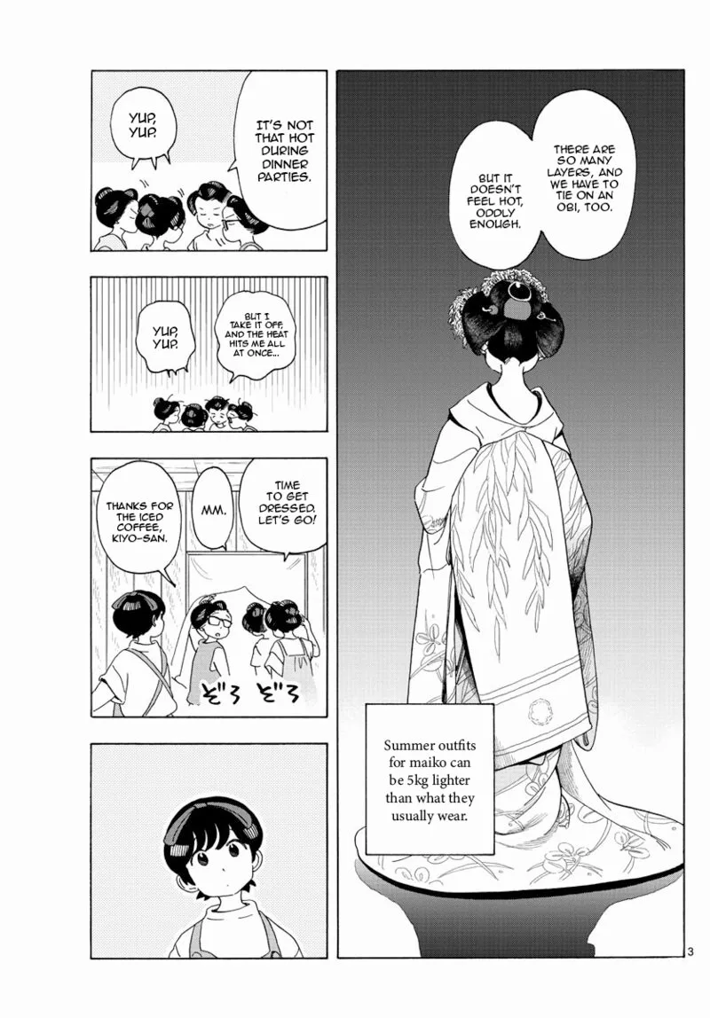 Maiko-san Chi no Makanai-san Chapter 207 page 3
