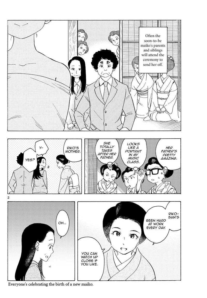 Maiko-san Chi no Makanai-san Chapter 217 page 2