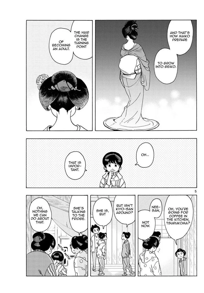 Maiko-san Chi no Makanai-san Chapter 233 page 5