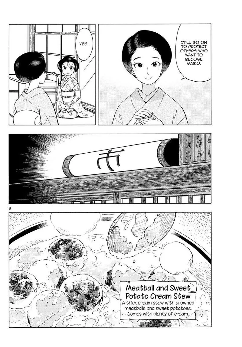 Maiko-san Chi no Makanai-san Chapter 233 page 8