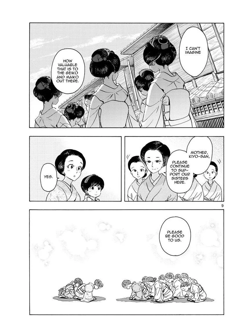 Maiko-san Chi no Makanai-san Chapter 239 page 9