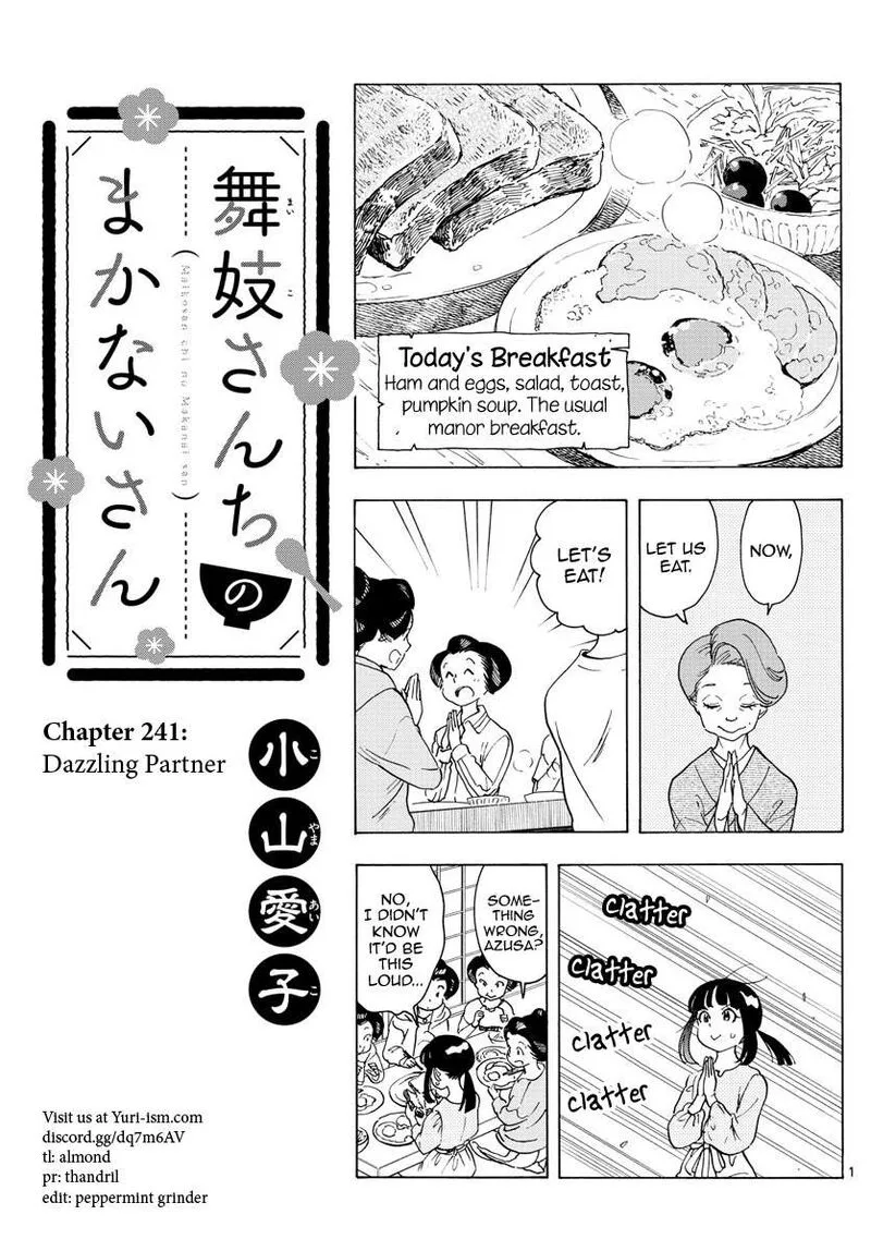 Maiko-san Chi no Makanai-san Chapter 241 page 1