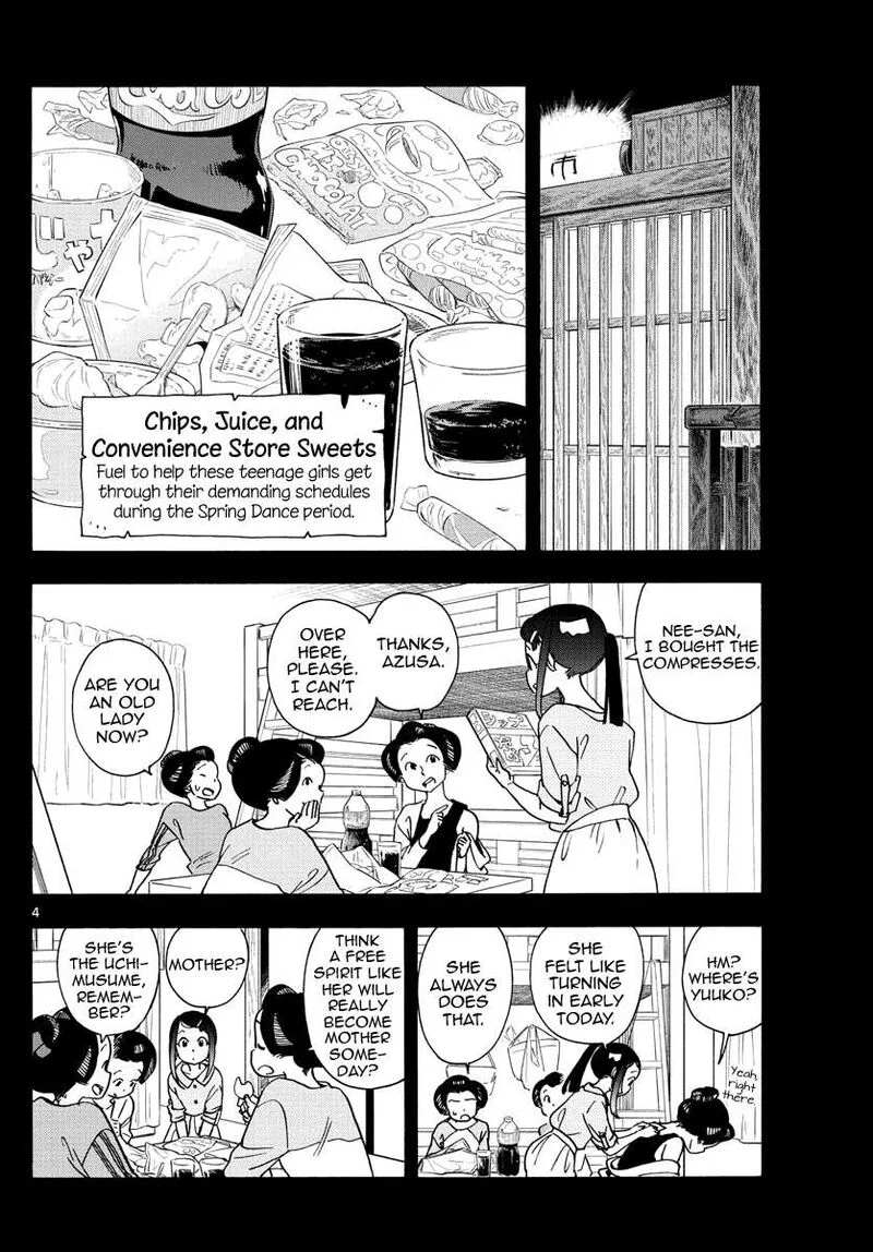 Maiko-san Chi no Makanai-san Chapter 244 page 4