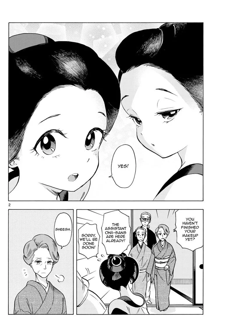 Maiko-san Chi no Makanai-san Chapter 252 page 2