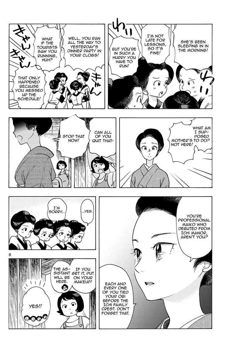 Maiko-san Chi no Makanai-san Chapter 255 page 8