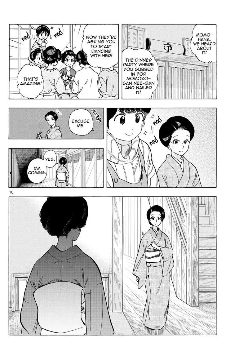 Maiko-san Chi no Makanai-san Chapter 259 page 10