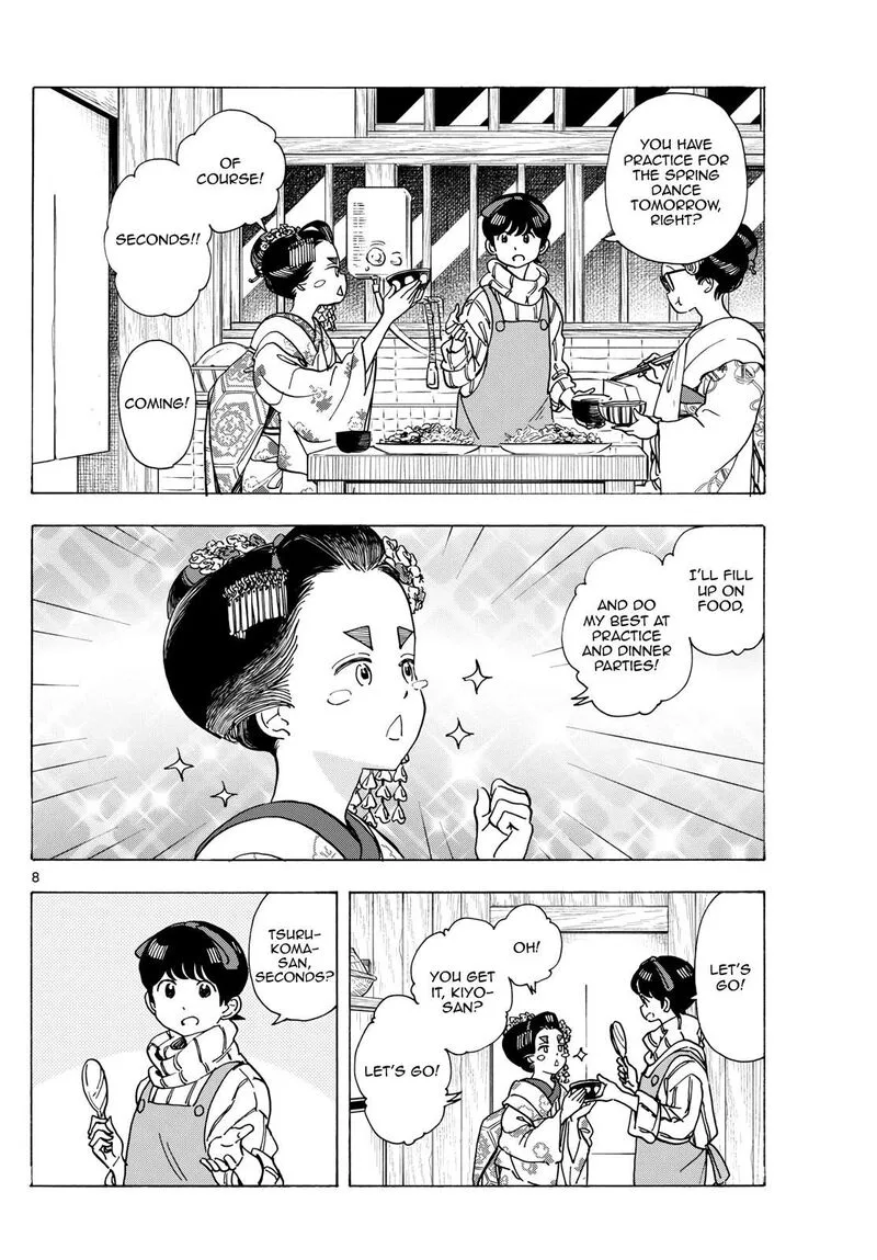 Maiko-san Chi no Makanai-san Chapter 280 page 8