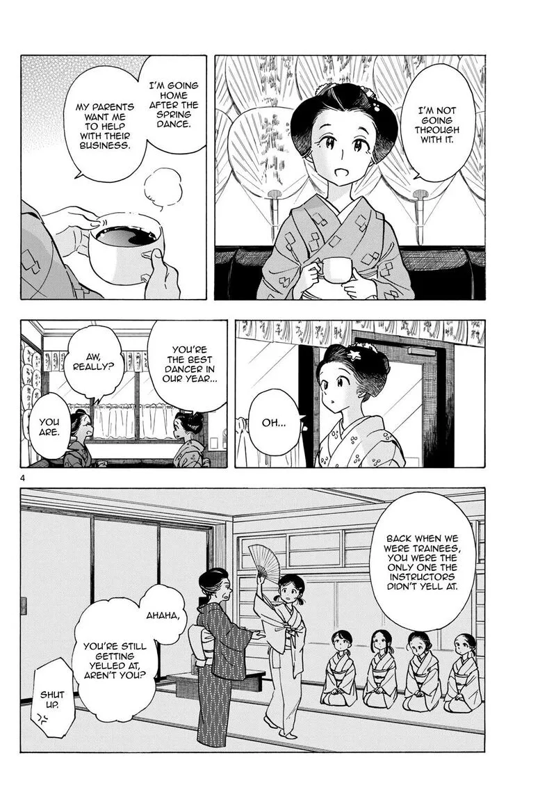 Maiko-san Chi no Makanai-san Chapter 280 page 4