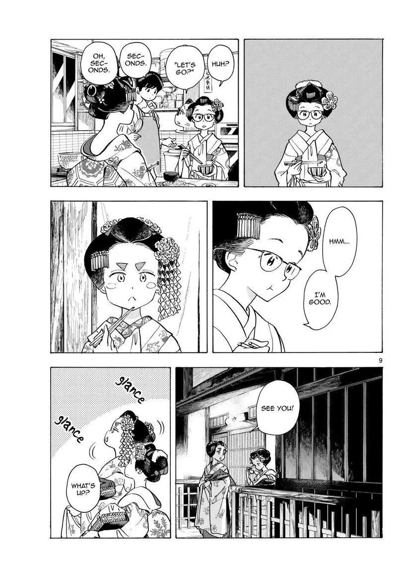 Maiko-san Chi no Makanai-san Chapter 280 page 9