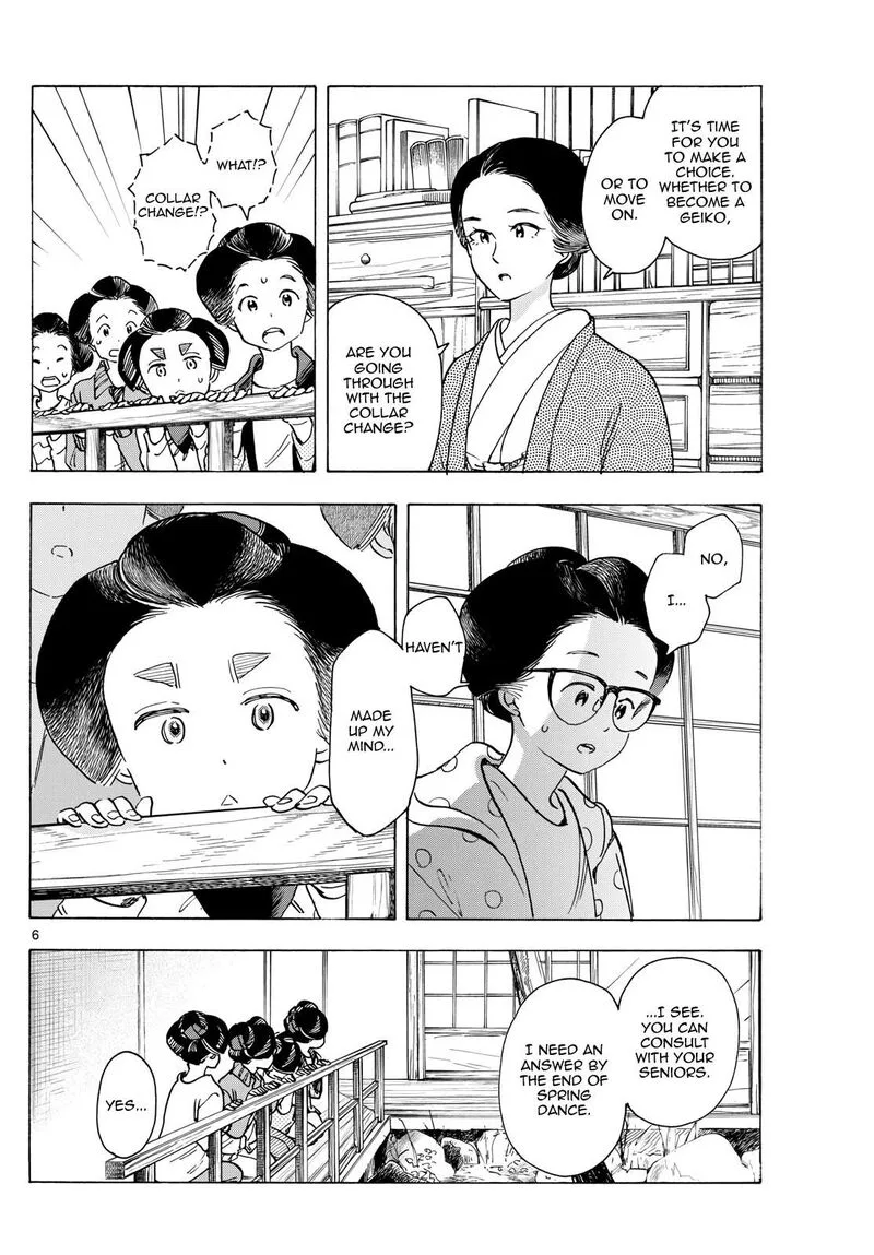 Maiko-san Chi no Makanai-san Chapter 281 page 6