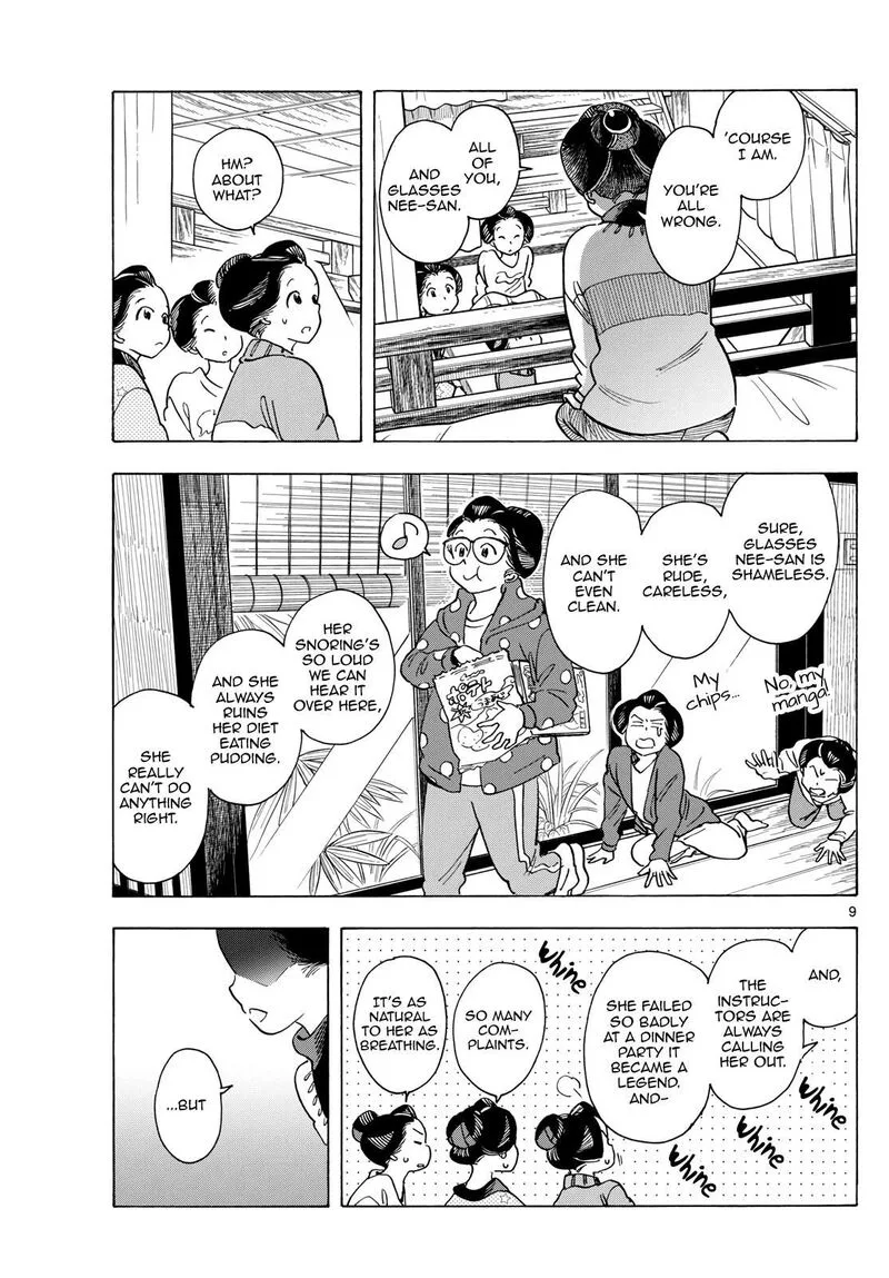 Maiko-san Chi no Makanai-san Chapter 281 page 9