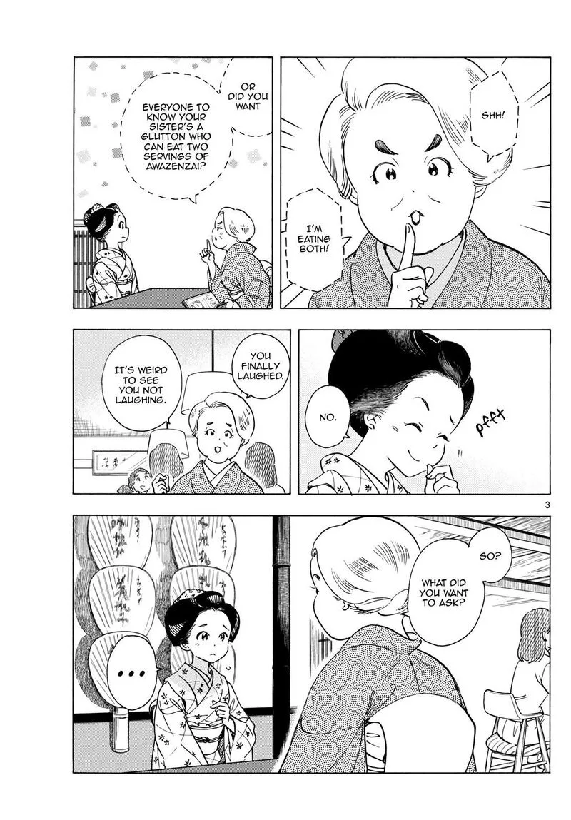 Maiko-san Chi no Makanai-san Chapter 282 page 3