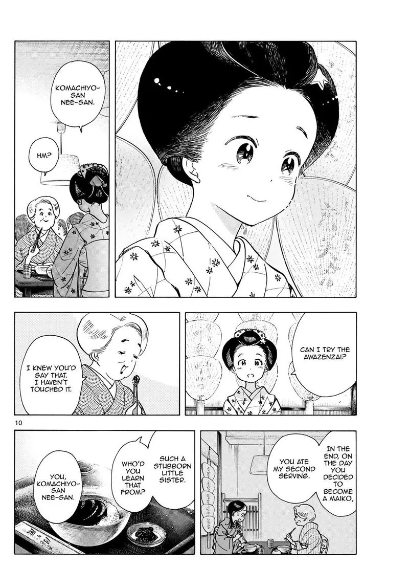 Maiko-san Chi no Makanai-san Chapter 282 page 10