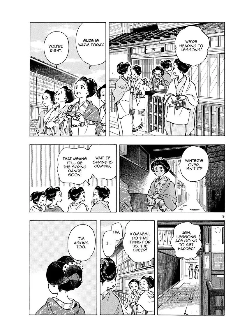 Maiko-san Chi no Makanai-san Chapter 283 page 9