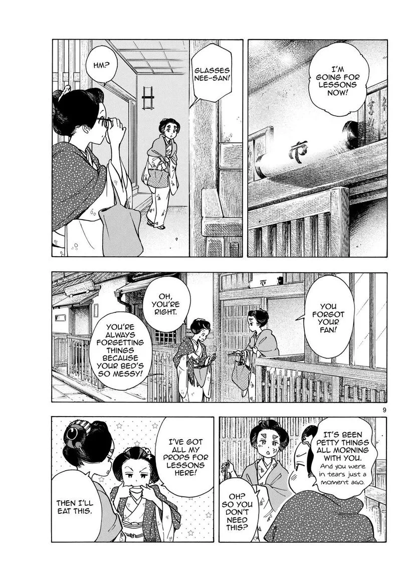 Maiko-san Chi no Makanai-san Chapter 284 page 9