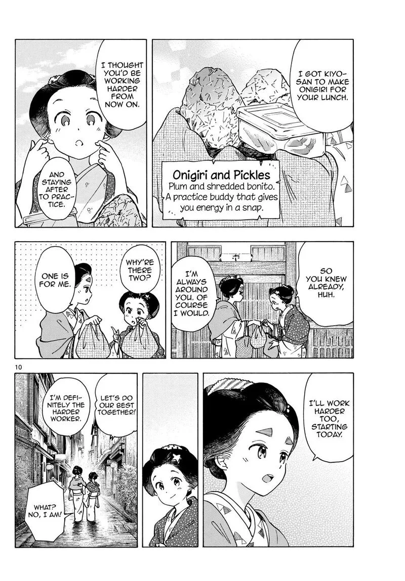 Maiko-san Chi no Makanai-san Chapter 284 page 10