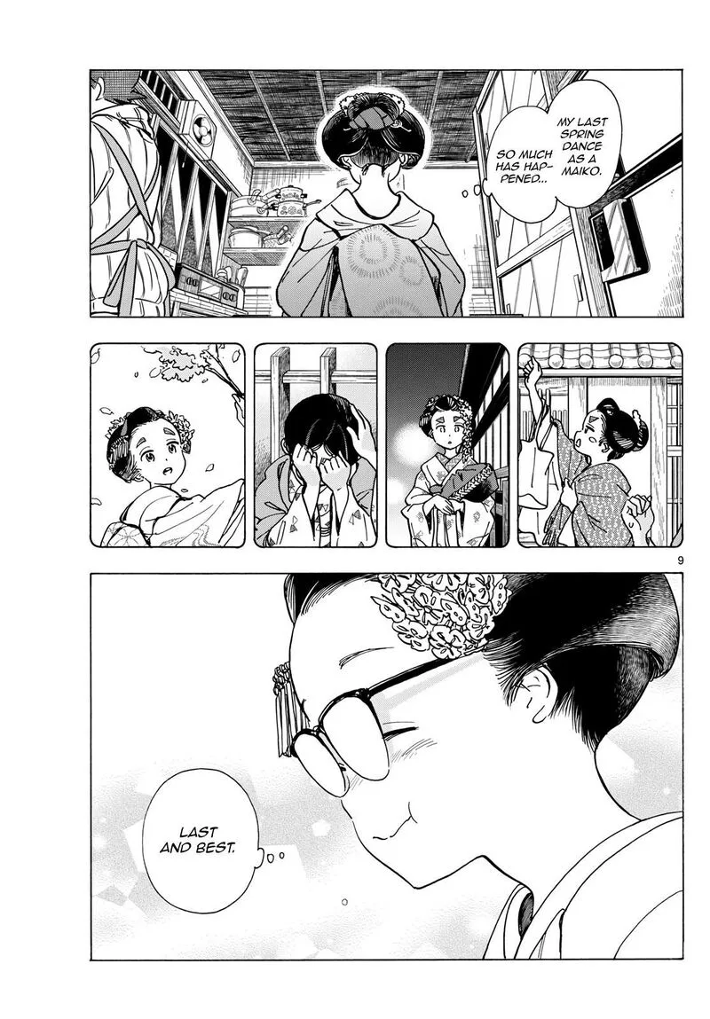 Maiko-san Chi no Makanai-san Chapter 285 page 9
