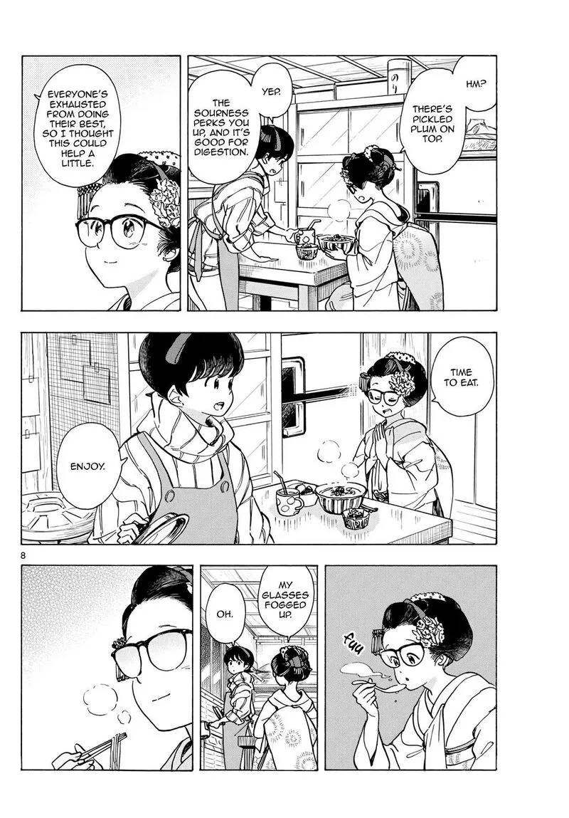 Maiko-san Chi no Makanai-san Chapter 285 page 8