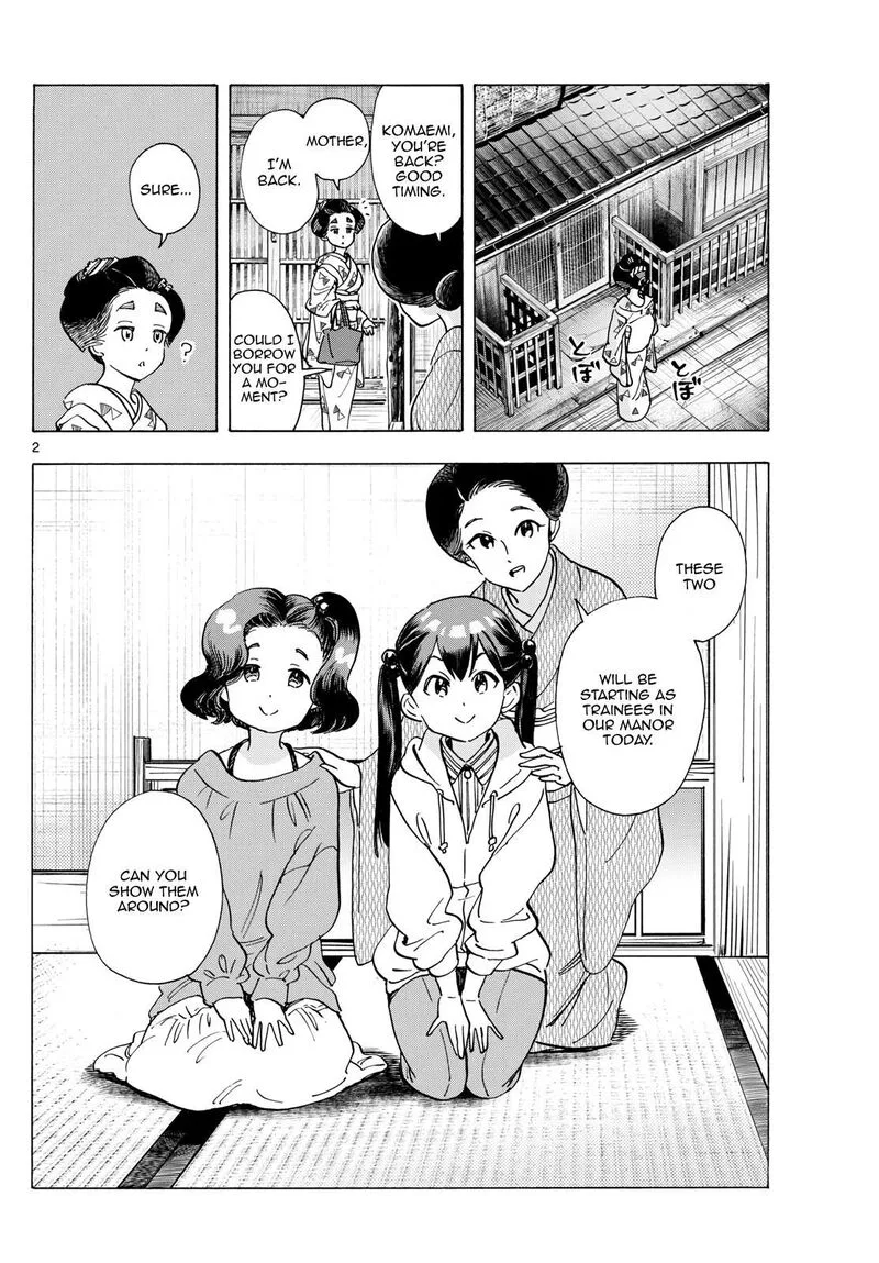Maiko-san Chi no Makanai-san Chapter 288 page 2