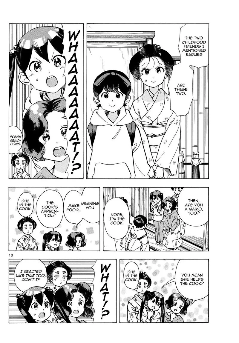 Maiko-san Chi no Makanai-san Chapter 288 page 10