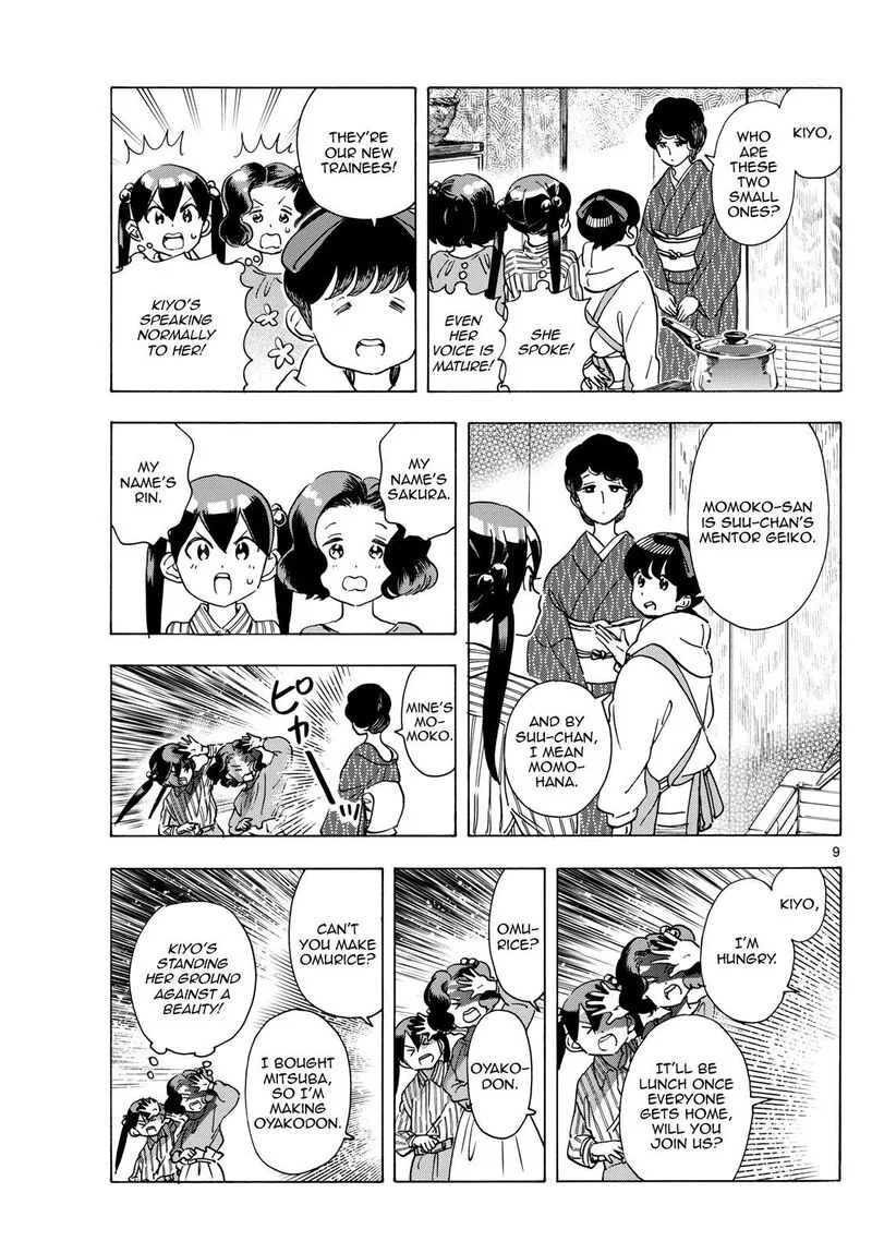 Maiko-san Chi no Makanai-san Chapter 289 page 9