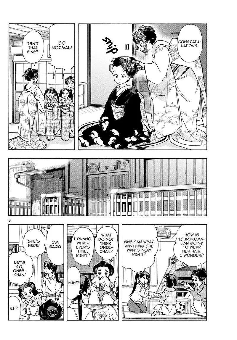 Maiko-san Chi no Makanai-san Chapter 293 page 8