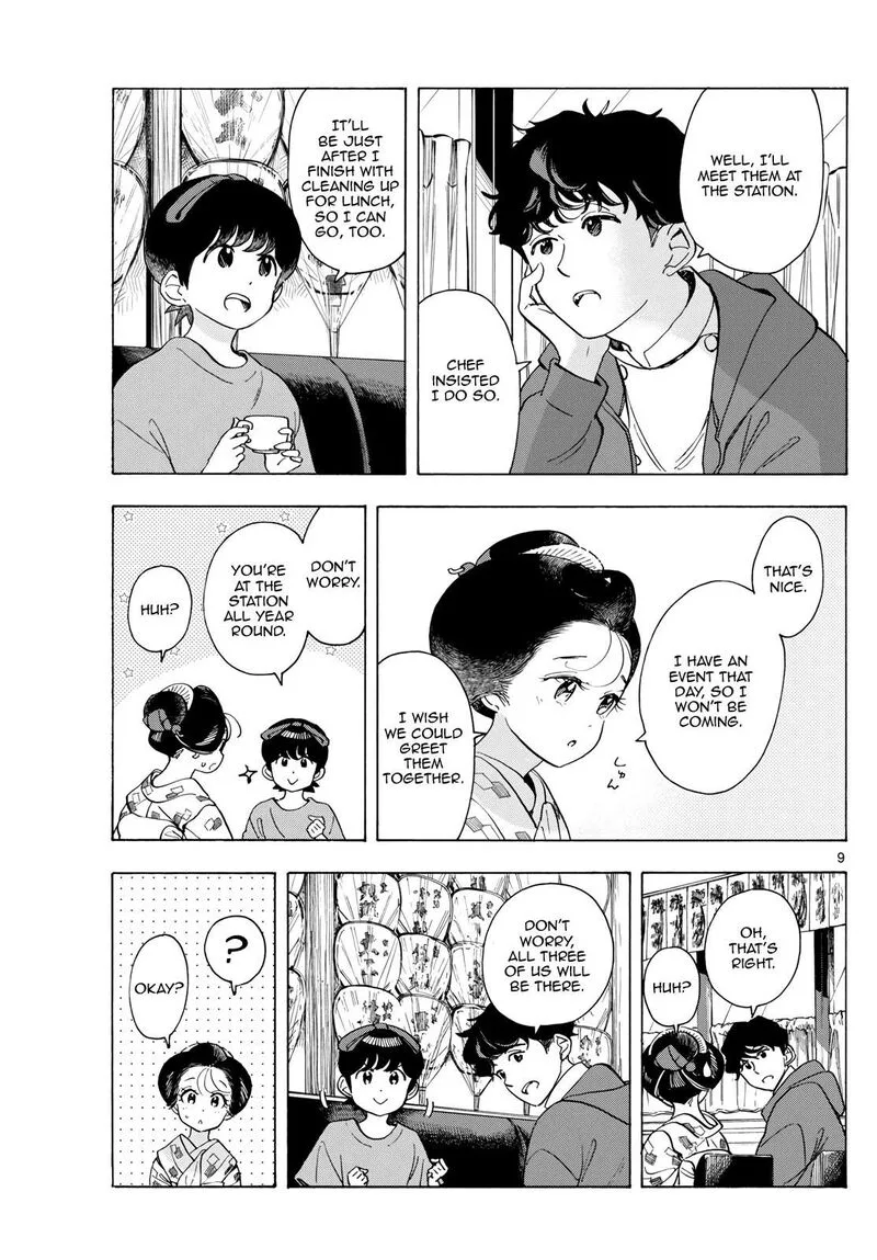Maiko-san Chi no Makanai-san Chapter 299 page 9