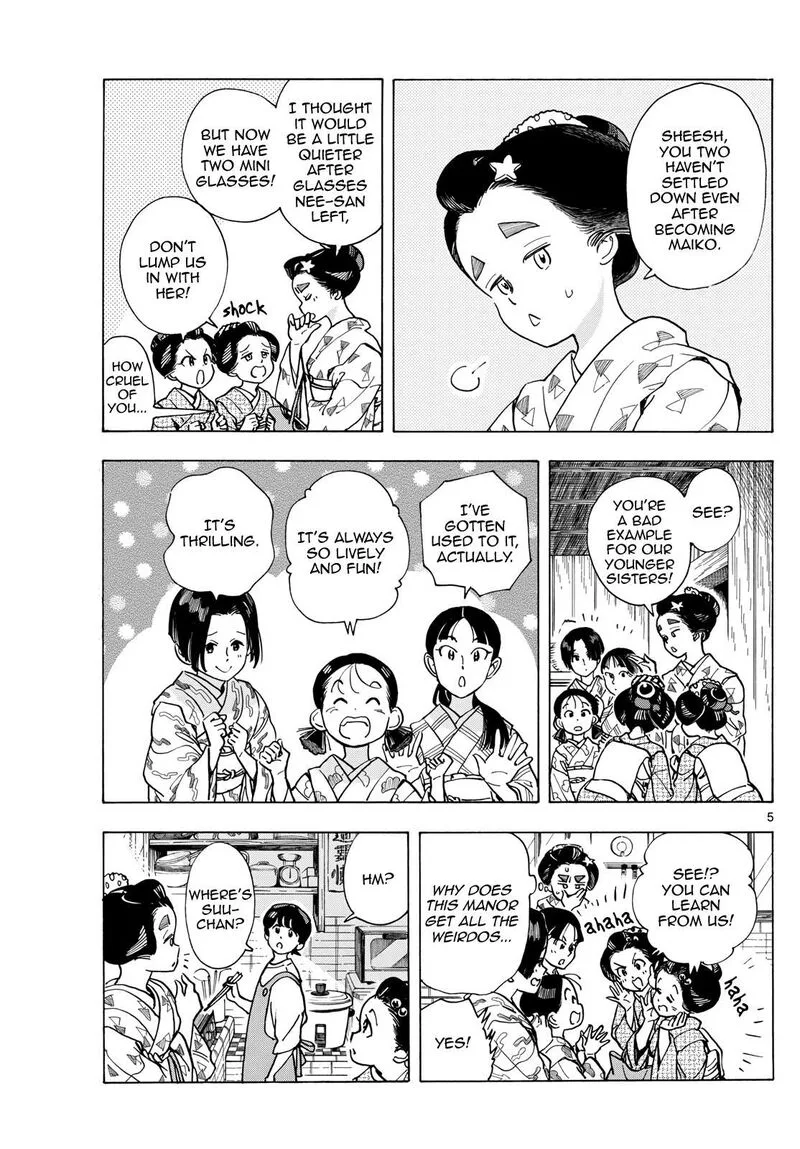 Maiko-san Chi no Makanai-san Chapter 317 page 5