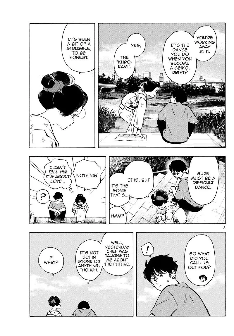 Maiko-san Chi no Makanai-san Chapter 322 page 3