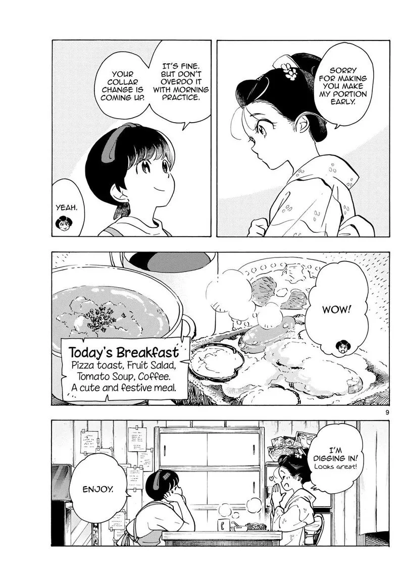 Maiko-san Chi no Makanai-san Chapter 325 page 9