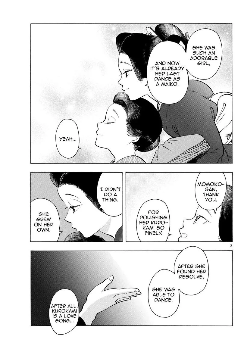 Maiko-san Chi no Makanai-san Chapter 326 page 3