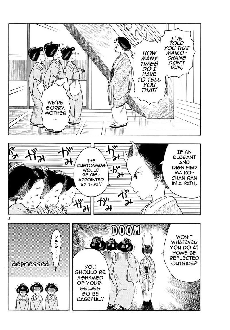 Maiko-san Chi no Makanai-san Chapter 99 page 2