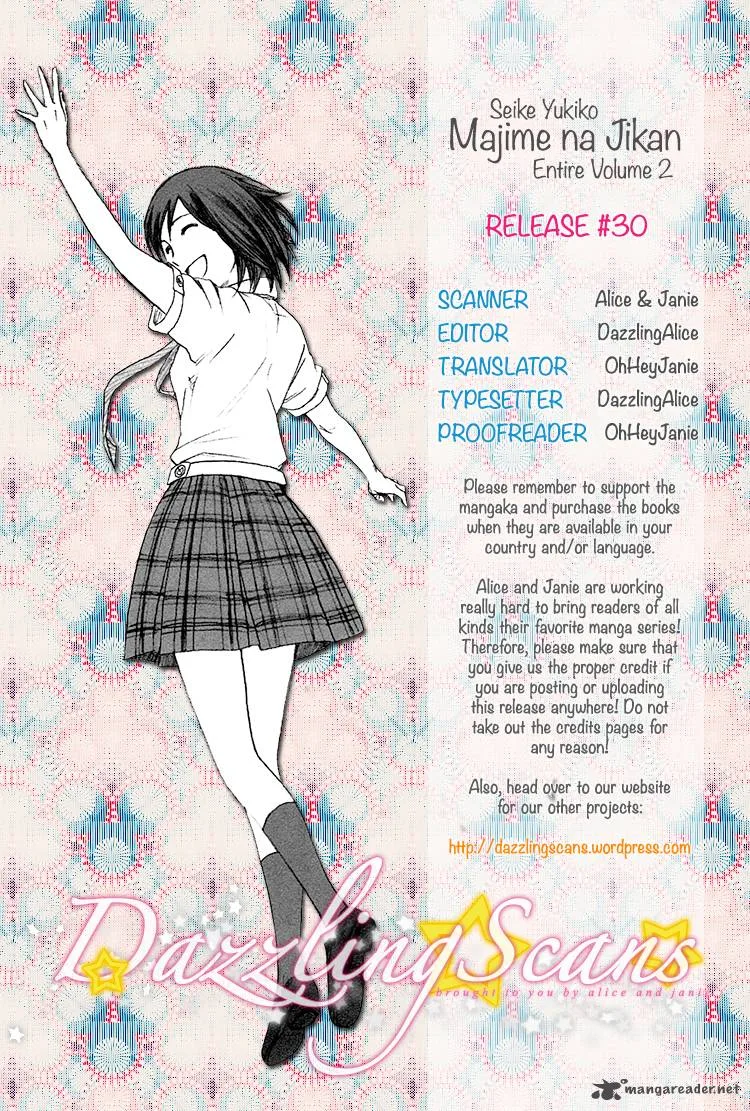 Majime na Jikan Chapter 8 page 1
