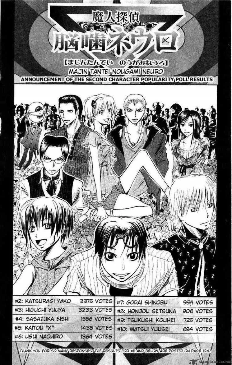 Majin Tantei Nougami Neuro Chapter 111 page 2