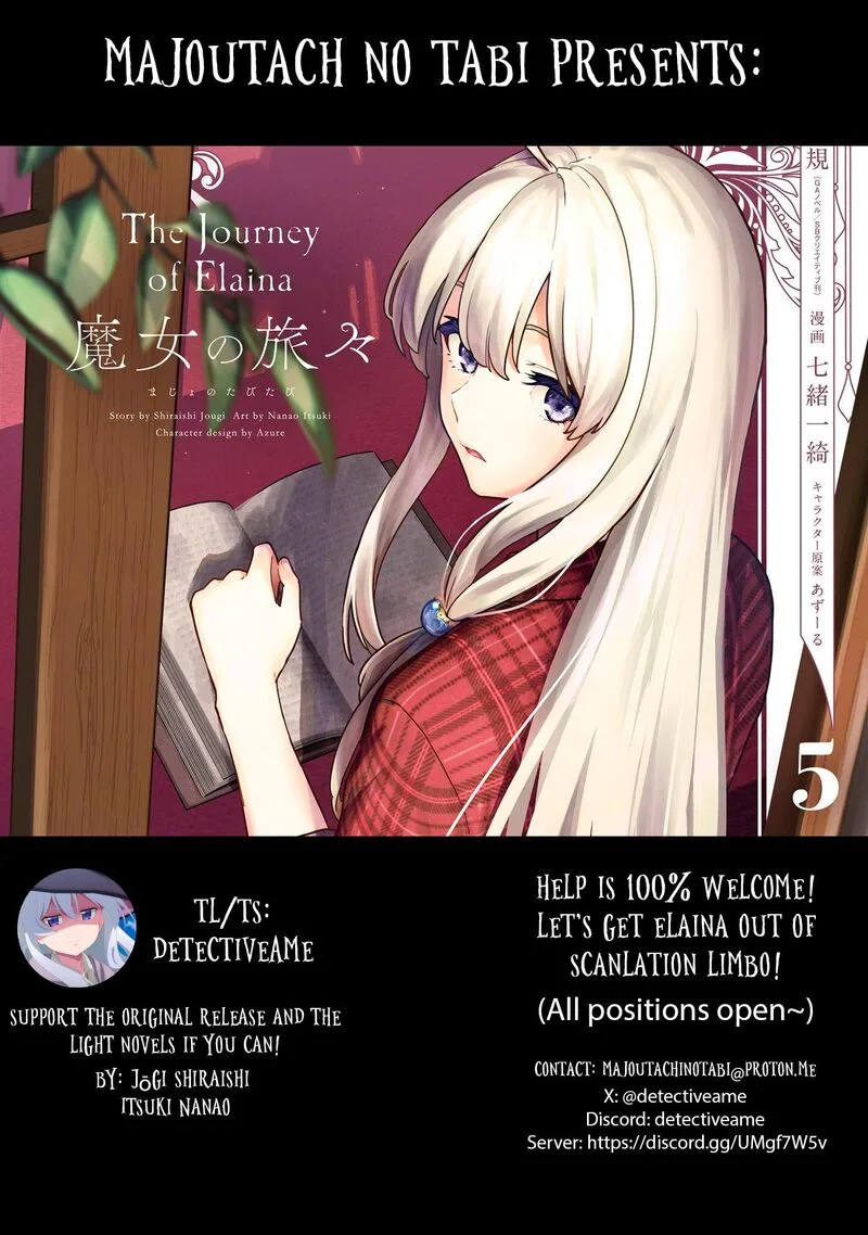 Majo no Tabitabi Chapter 19 page 1
