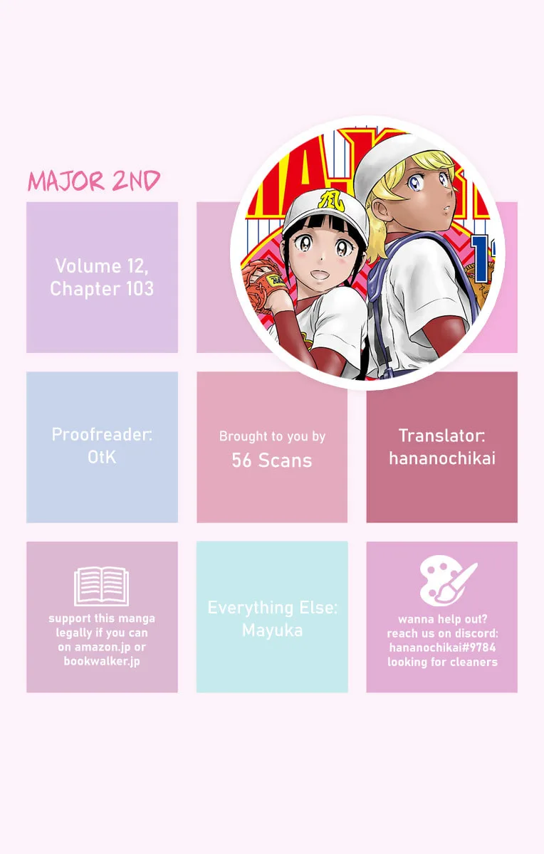 Major 2nd Chapter 103 page 1