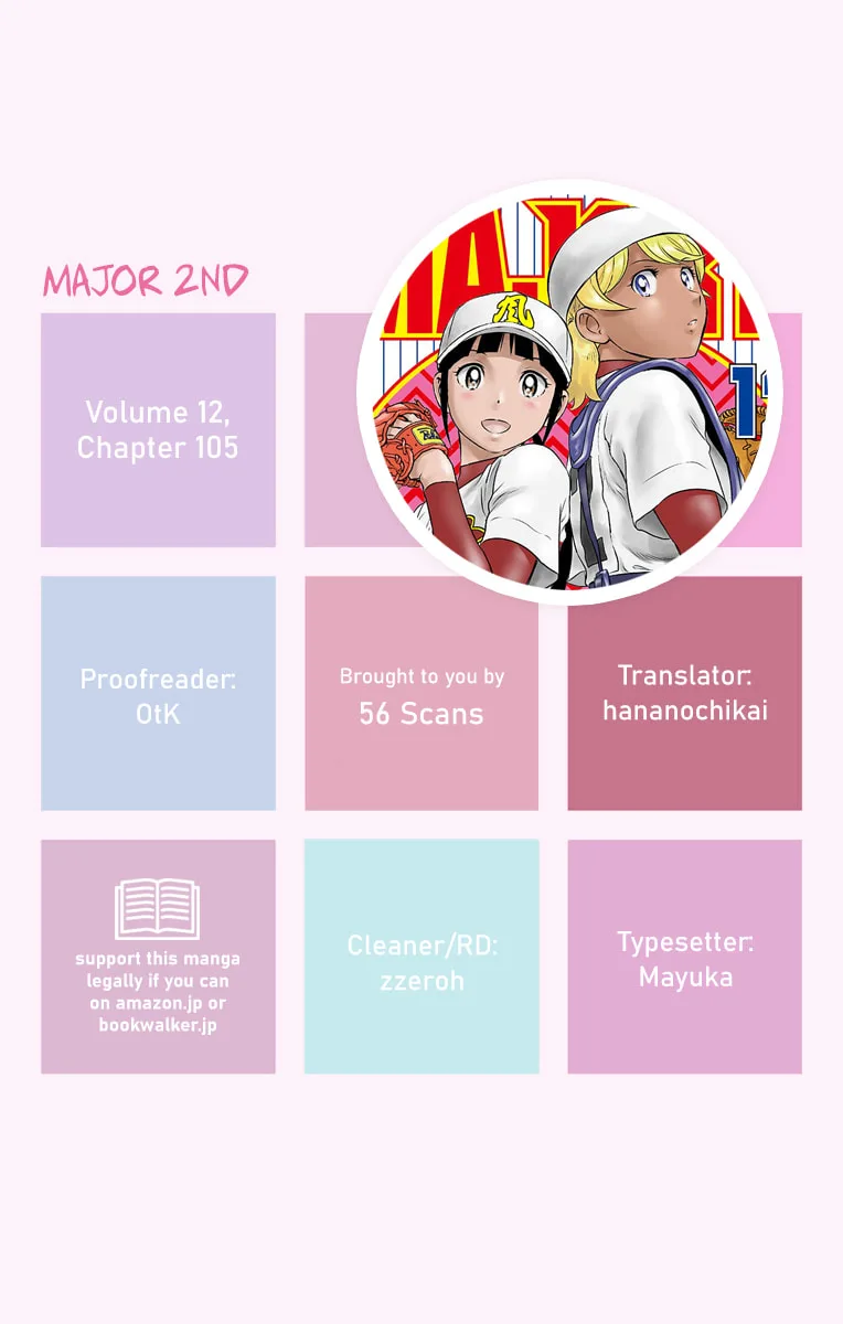 Major 2nd Chapter 105 page 1