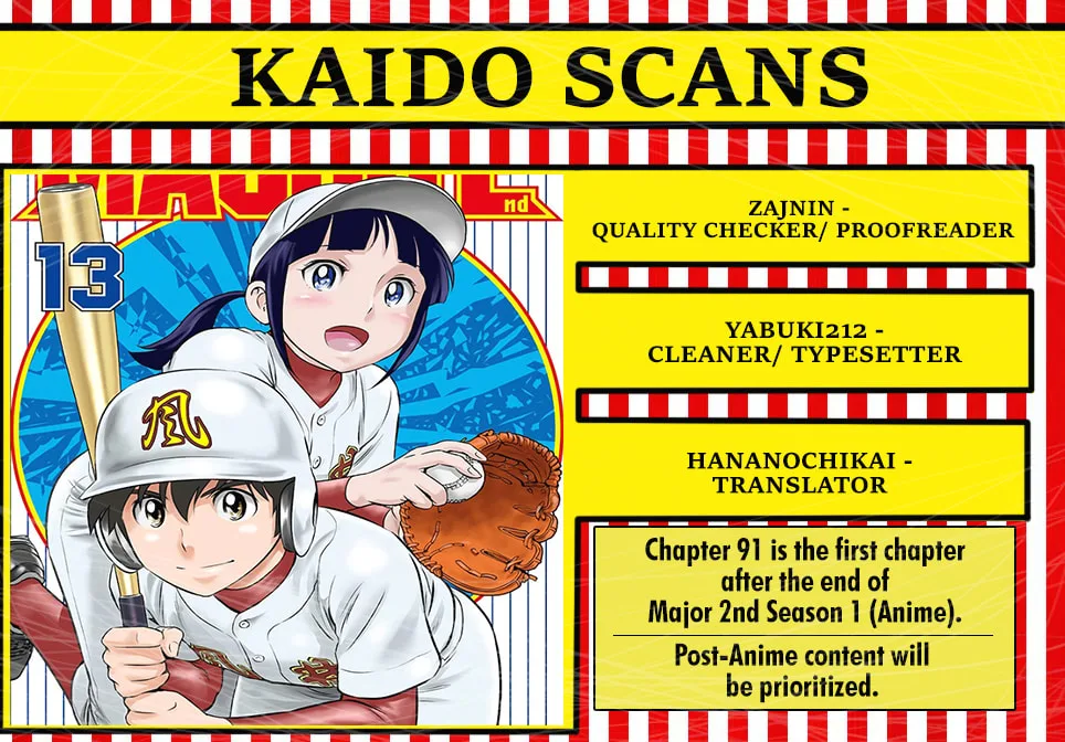 Major 2nd Chapter 91 page 1